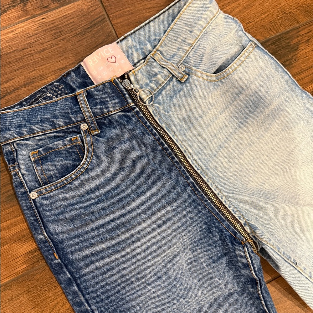 Two-Tone Blue Jeans